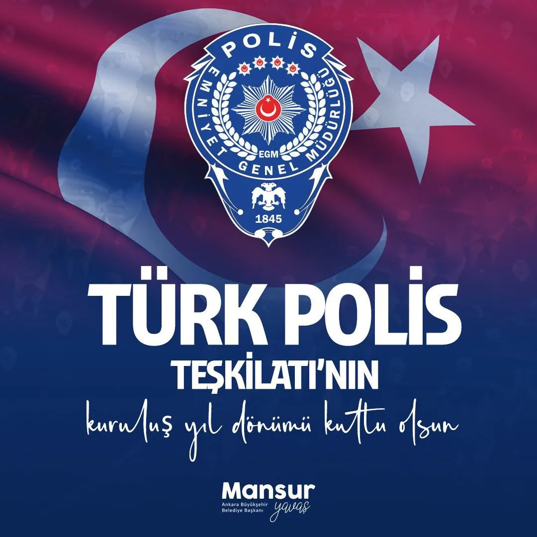 Türk Polisinin 181. Kuruluş Yıldönümü Kutlandı