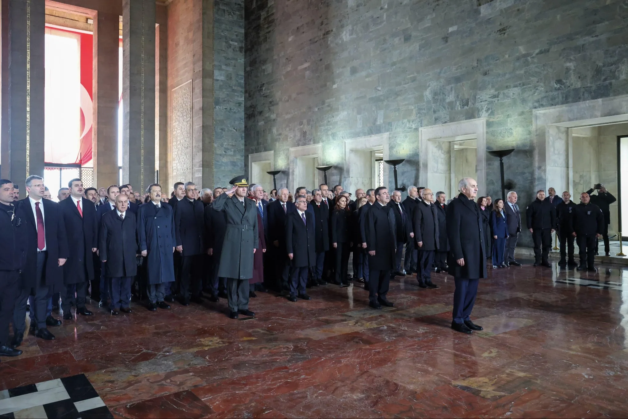 Gazi Meclisi'nin 106. yılı Anıtkabir'de kutlandı