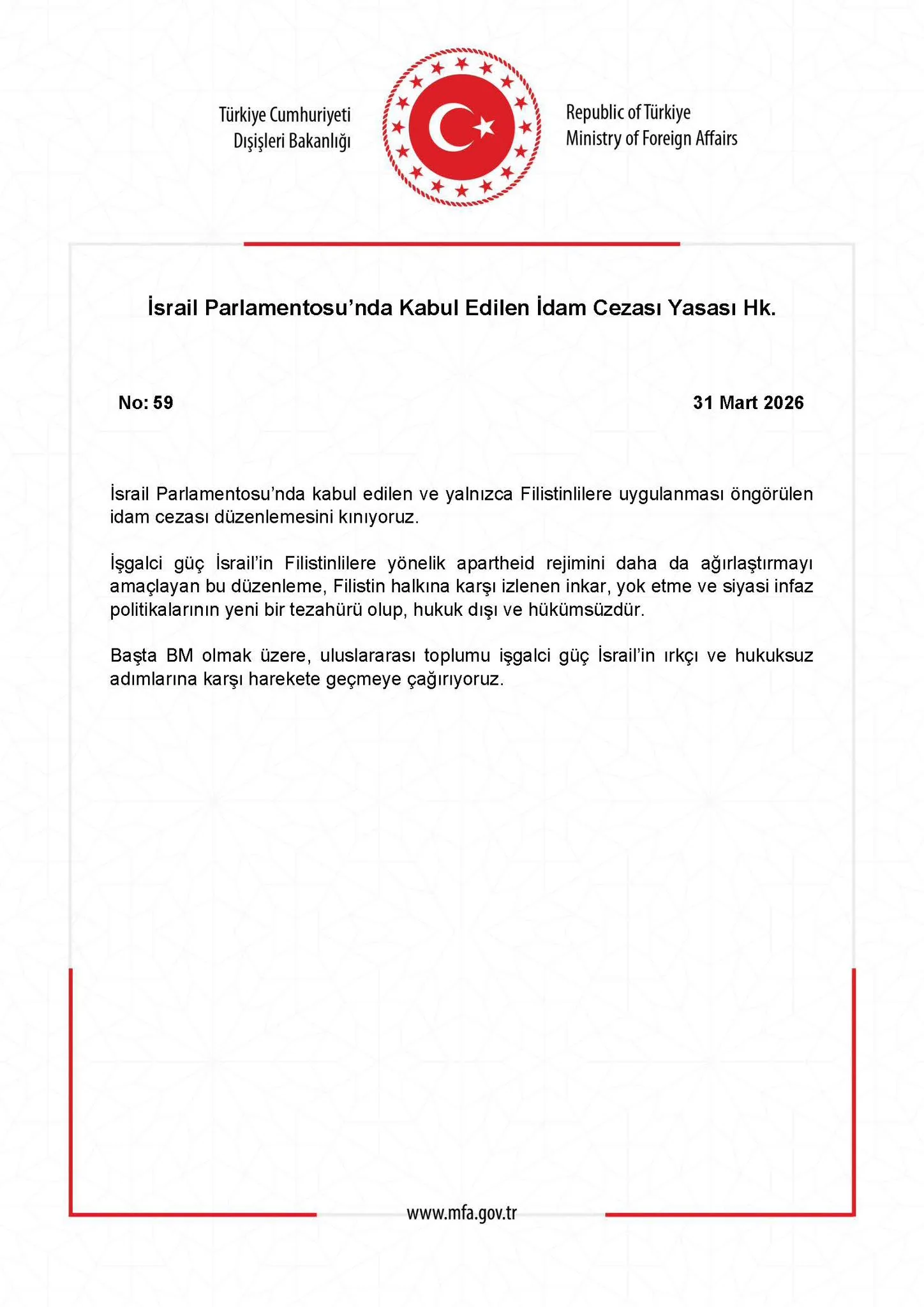 İsrail'de İdam Cezası Yasası