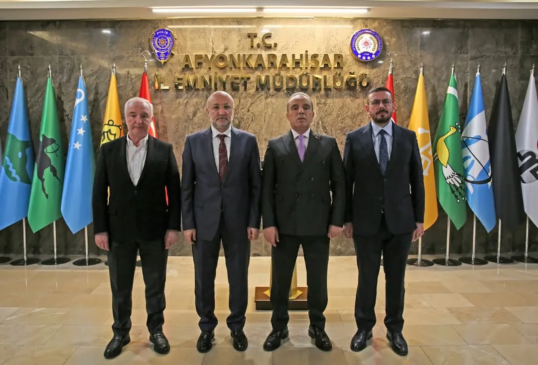 AK Parti Afyonkarahisar İl Başkanlığı'ndan Polis Haftası ve Türk Polis Teşkilatı'nın 181. Kuruluş Yıl Dönümü Ziyareti