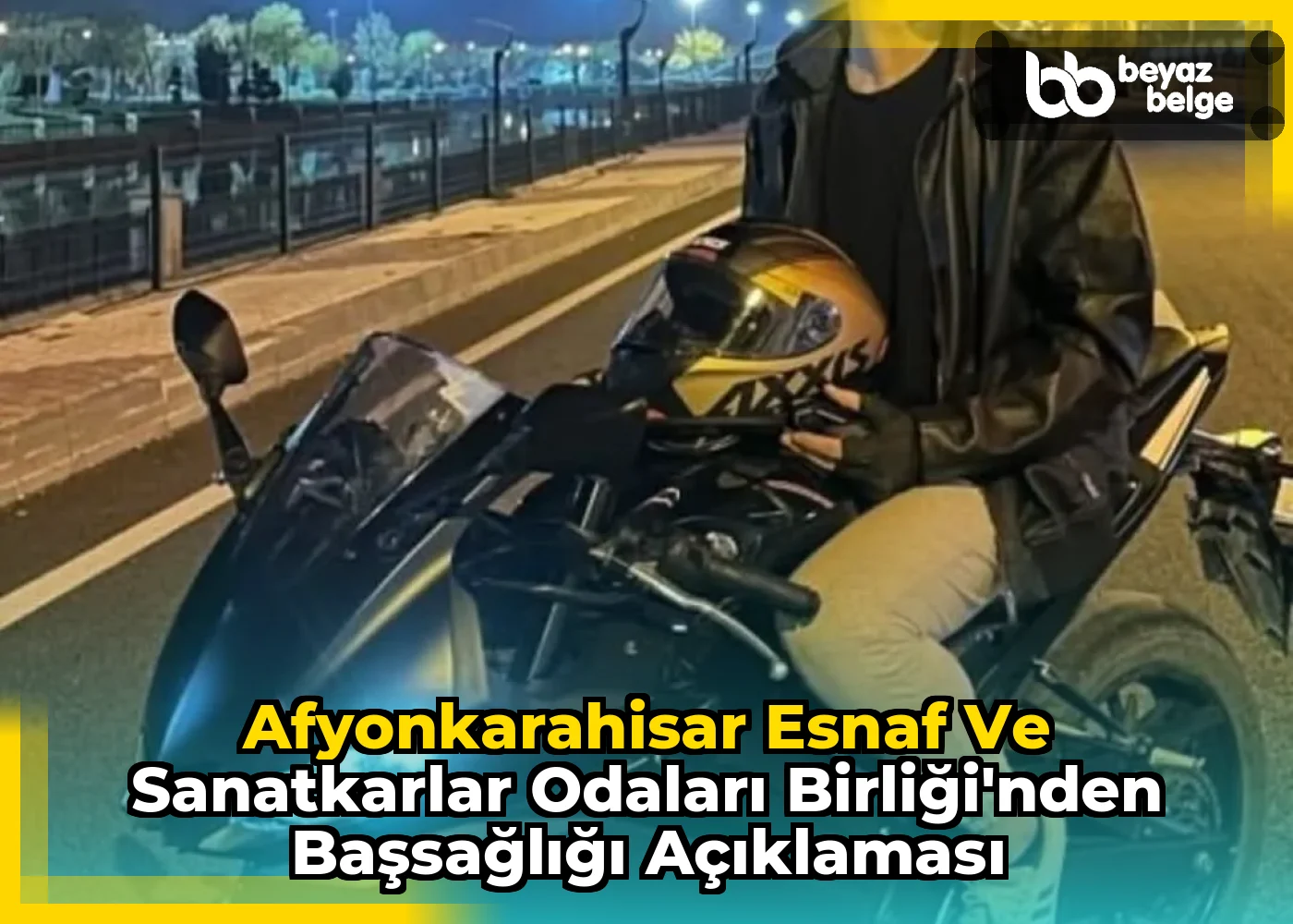 Afyonkarahisar Esnaf Ve Sanatkarlar Odaları Birliği'nden Başsağlığı Açıklaması