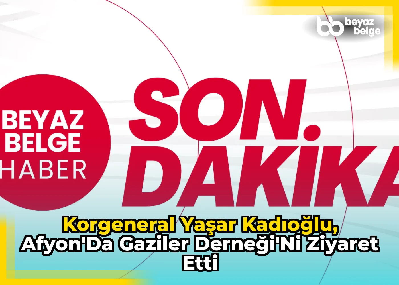 Korgeneral Yaşar Kadıoğlu, Afyon'da Gaziler Derneği'ni Ziyaret Etti