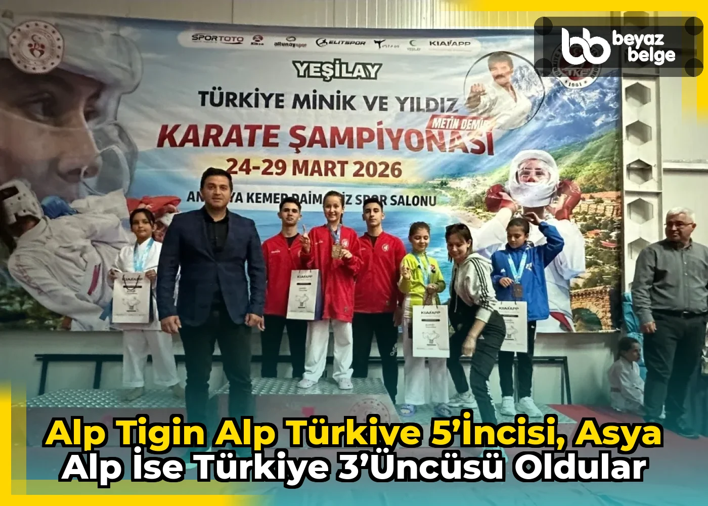 Alp Tigin Alp Türkiye 5’incisi, Asya Alp ise Türkiye 3’üncüsü oldular