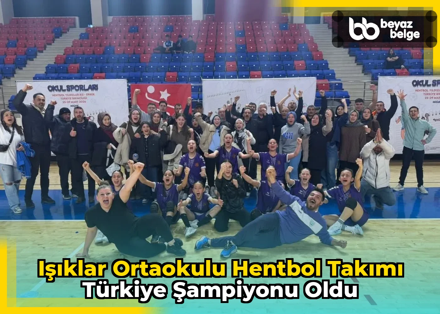 Işıklar Ortaokulu Hentbol Takımı Türkiye Şampiyonu Oldu