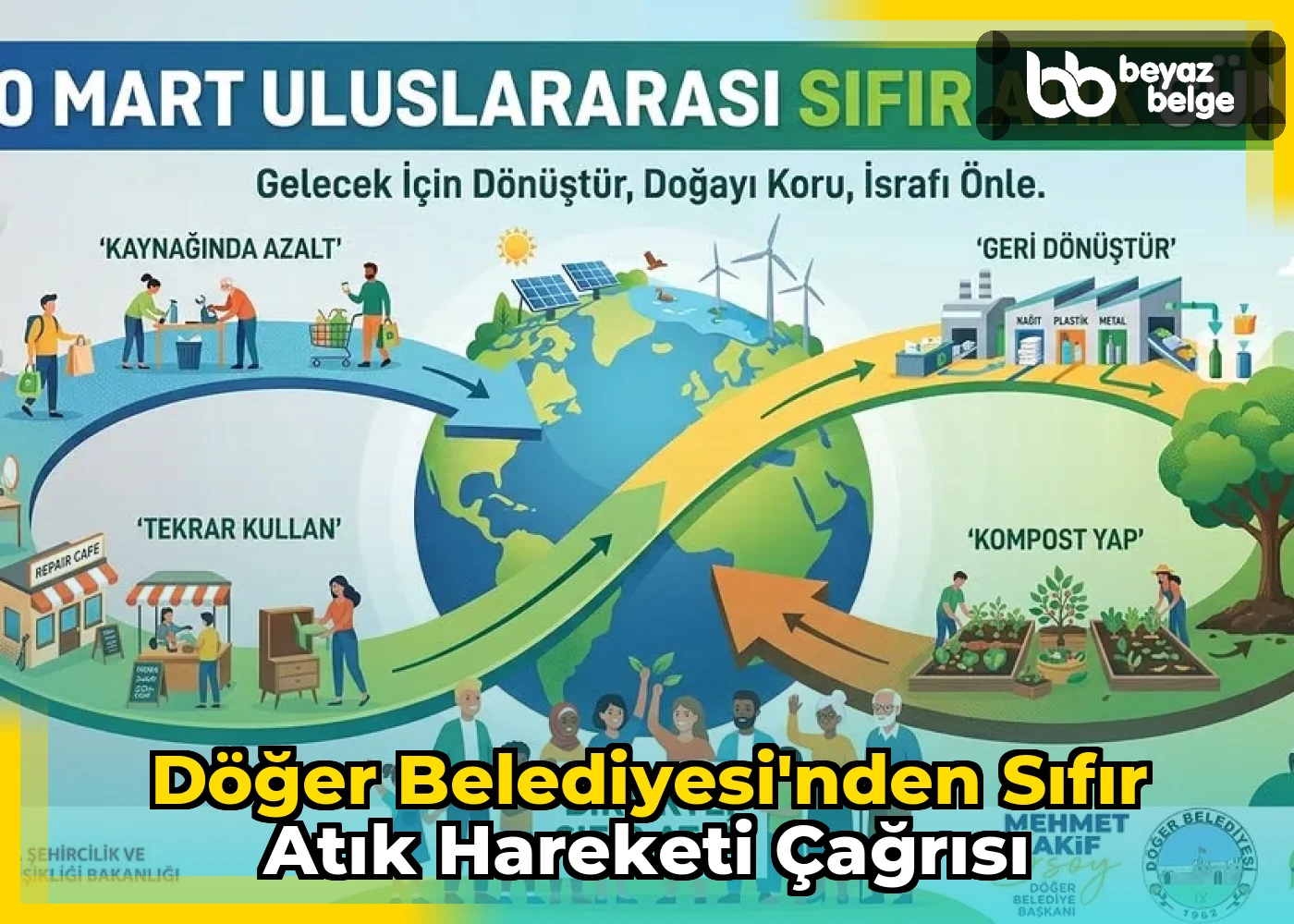 Döğer Belediyesi'nden Sıfır Atık Hareketi Çağrısı