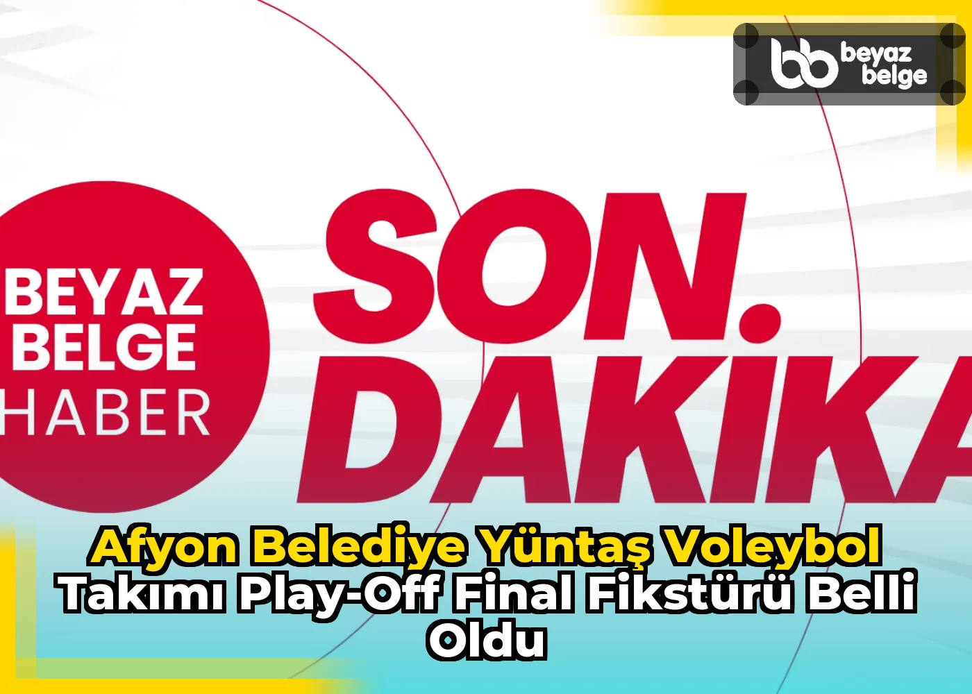 Afyon Belediye Yüntaş Voleybol Takımı Play-off Final Fikstürü Belli Oldu