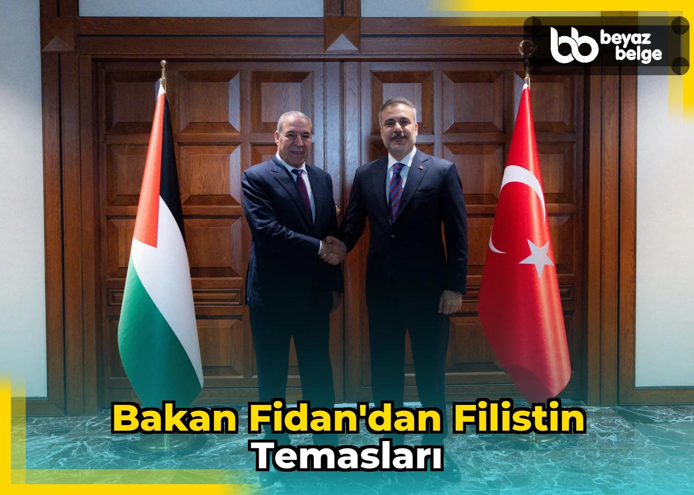 Bakan Fidan'dan Filistin Temasları