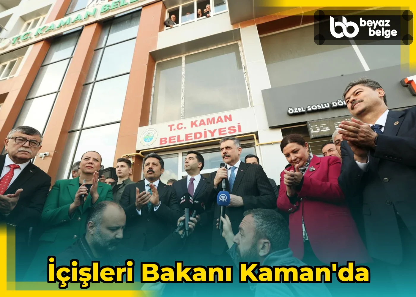 İçişleri Bakanı Kaman'da