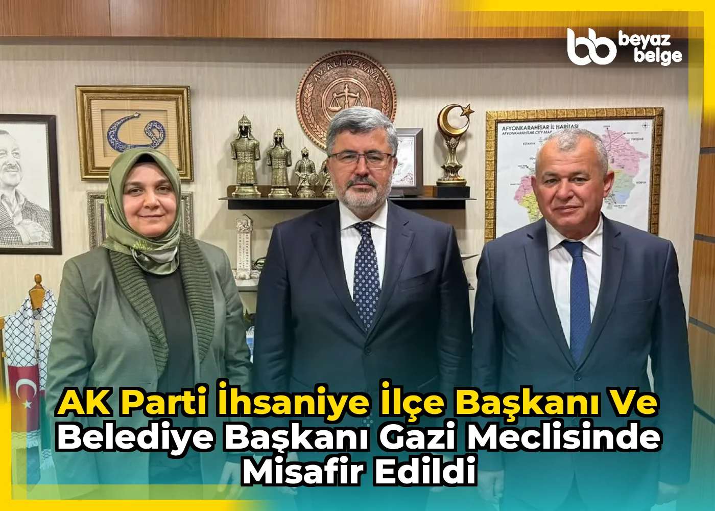 AK Parti İhsaniye İlçe Başkanı ve Belediye Başkanı Gazi Meclisinde Misafir Edildi