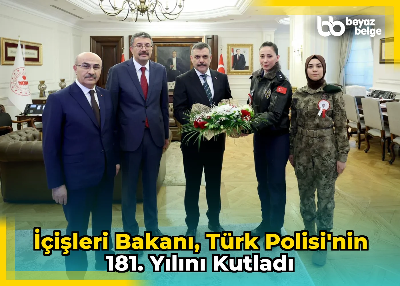 İçişleri Bakanı, Türk Polisi'nin 181. Yılını Kutladı