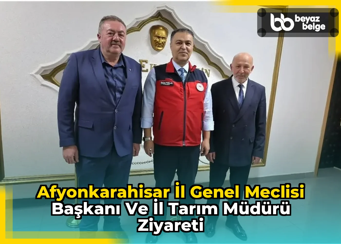 Afyonkarahisar İl Genel Meclisi Başkanı ve İl Tarım Müdürü Ziyareti