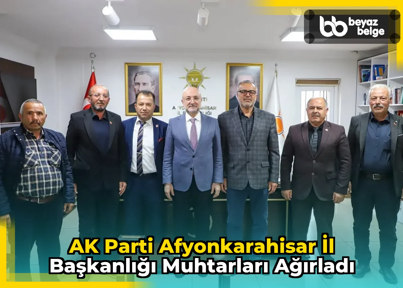AK Parti Afyonkarahisar İl Başkanlığı Muhtarları Ağırladı