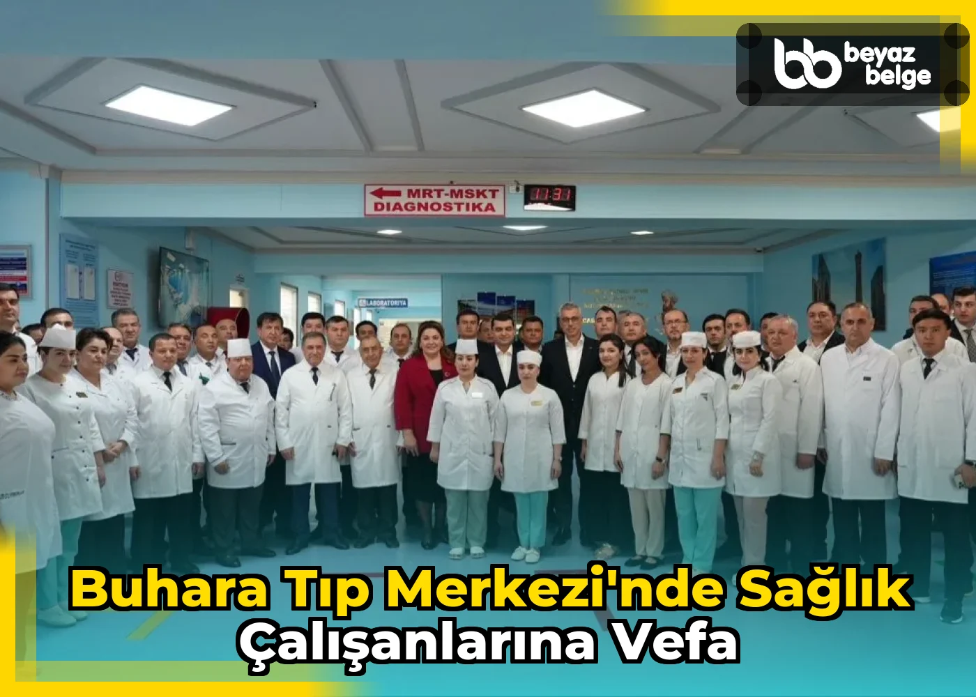 Buhara Tıp Merkezi'nde sağlık çalışanlarına vefa
