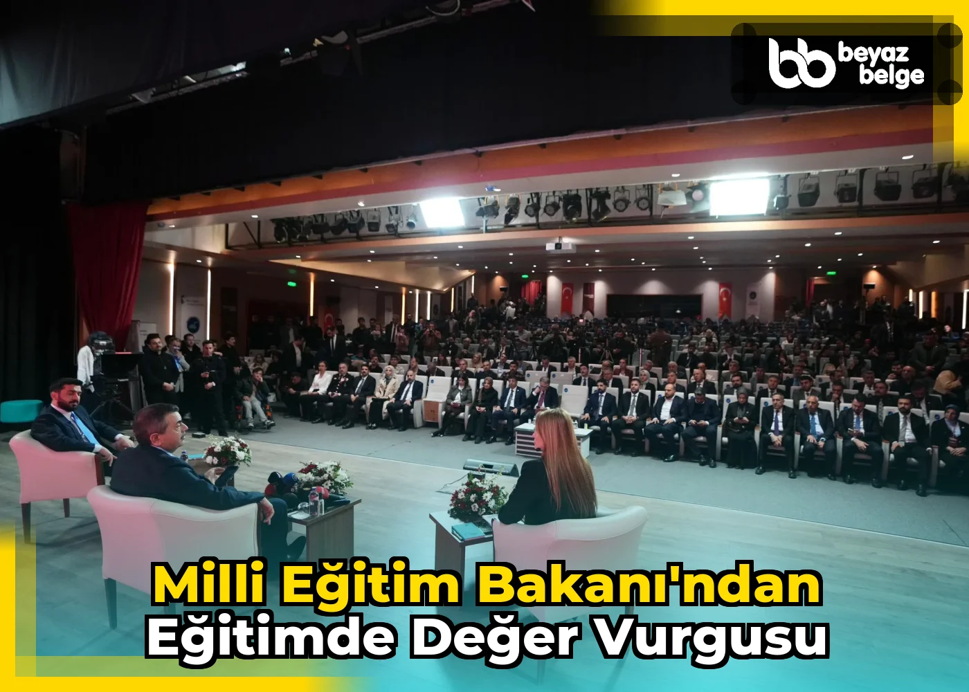 Milli Eğitim Bakanı'ndan eğitimde değer vurgusu
