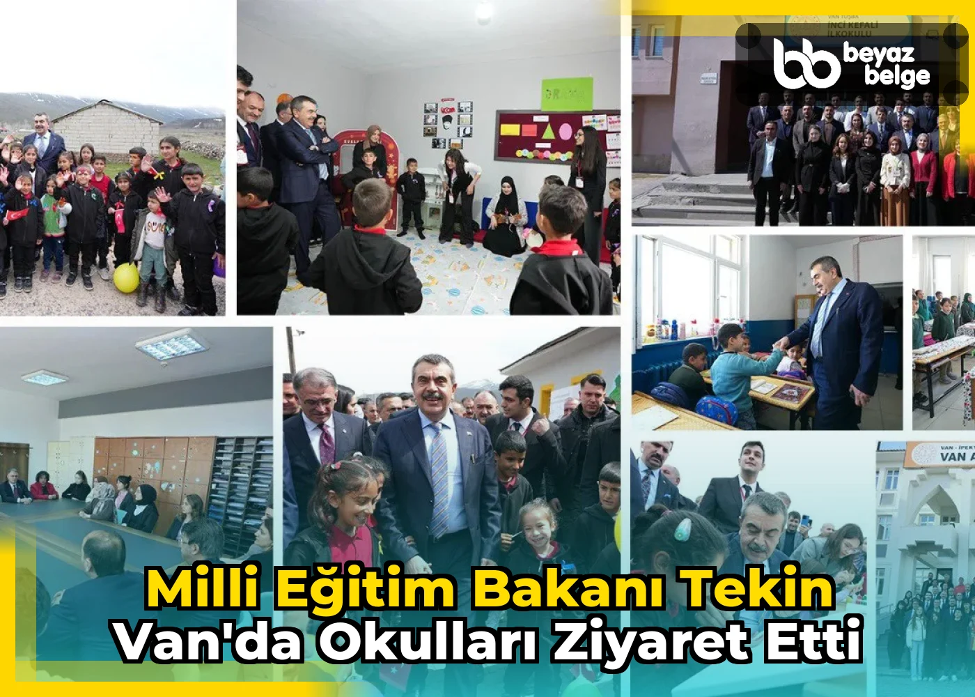 Milli Eğitim Bakanı Tekin Van'da Okulları Ziyaret Etti