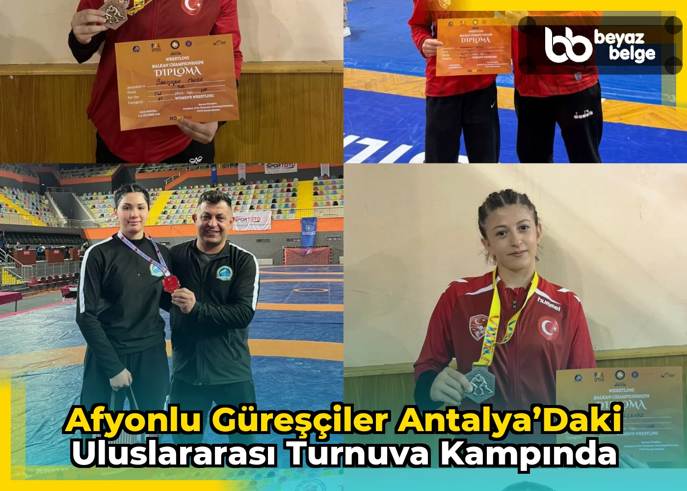 Afyonlu Güreşçiler Antalya’daki Uluslararası Turnuva Kampında