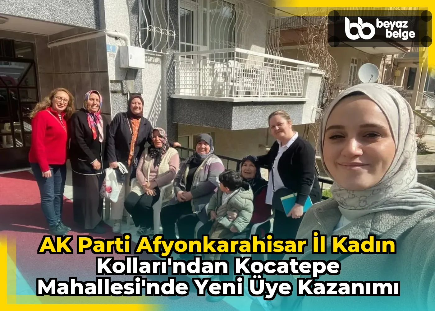 AK Parti Afyonkarahisar İl Kadın Kolları'ndan Kocatepe Mahallesi'nde Yeni Üye Kazanımı