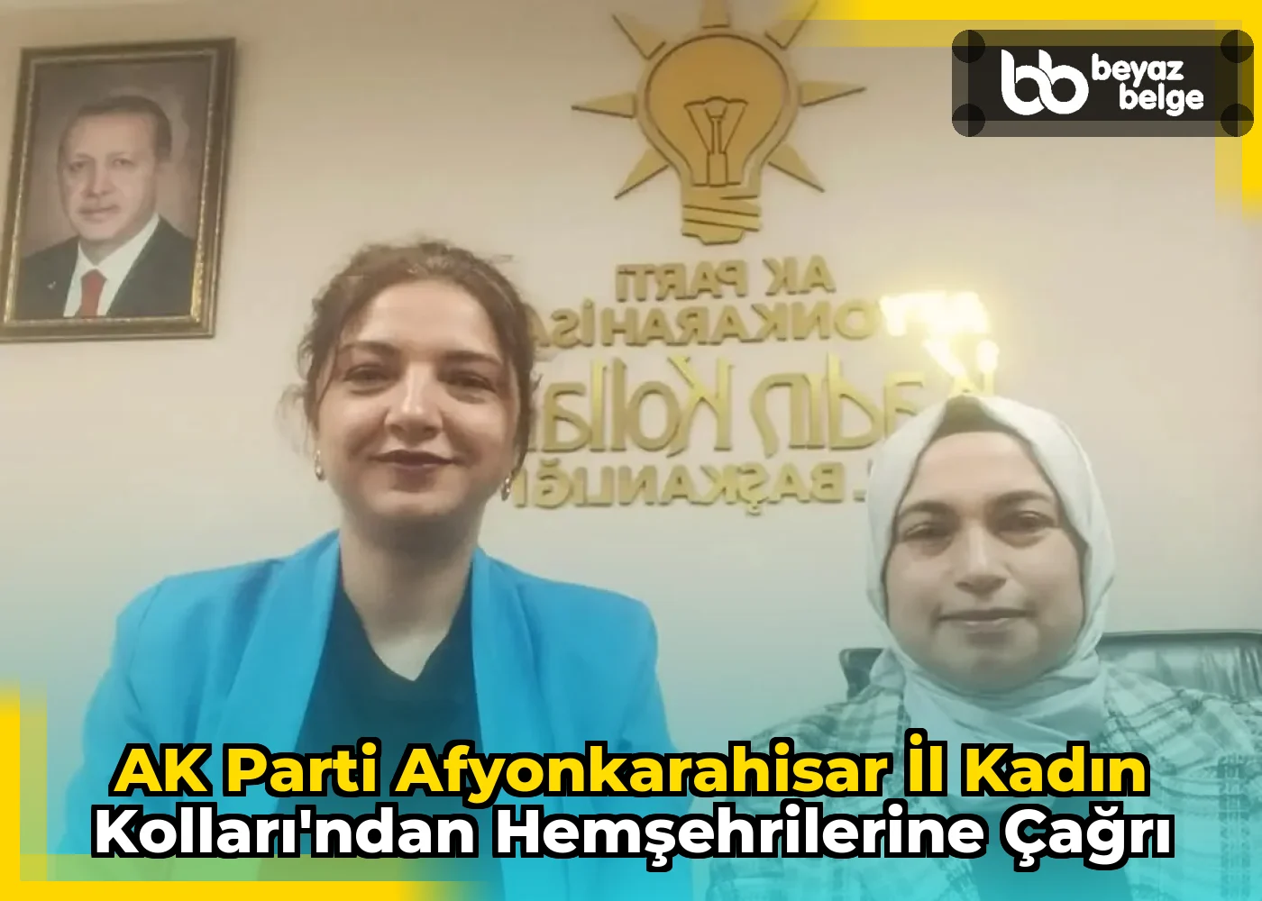 AK Parti Afyonkarahisar İl Kadın Kolları'ndan Hemşehrilerine Çağrı