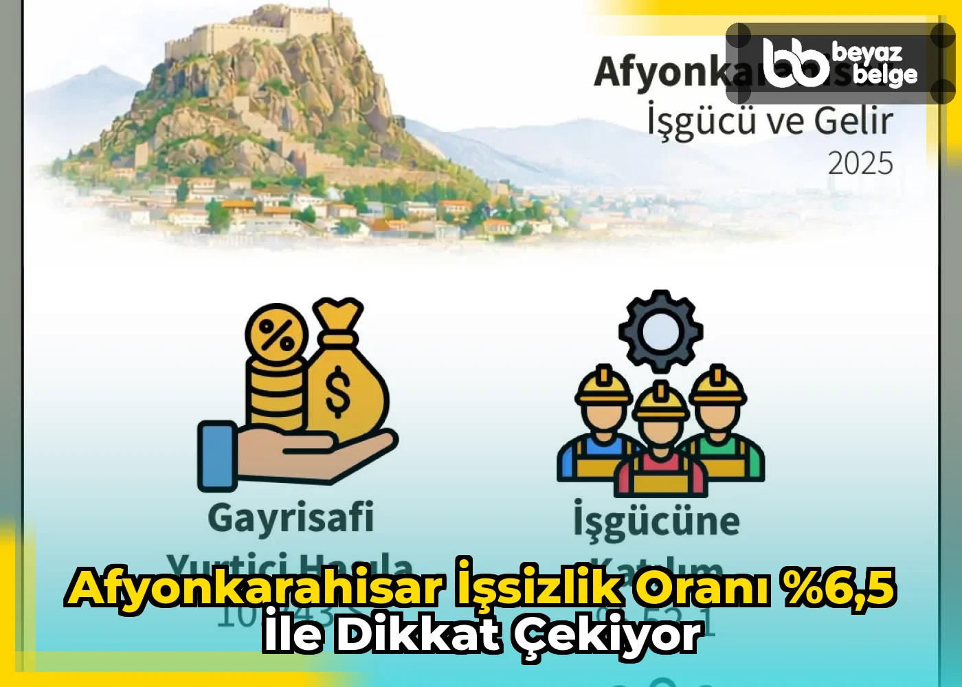 Afyonkarahisar İşsizlik Oranı %6,5 ile Dikkat Çekiyor