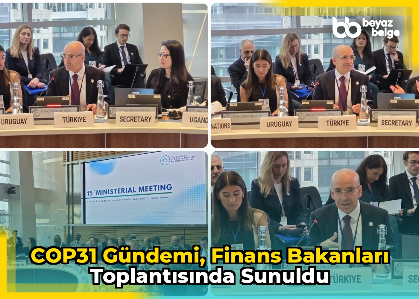 COP31 gündemi, finans bakanları toplantısında sunuldu