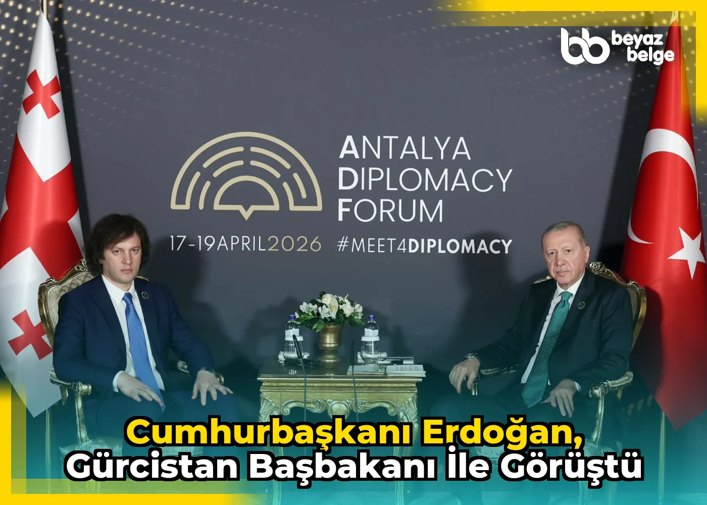 Cumhurbaşkanı Erdoğan, Gürcistan Başbakanı ile görüştü