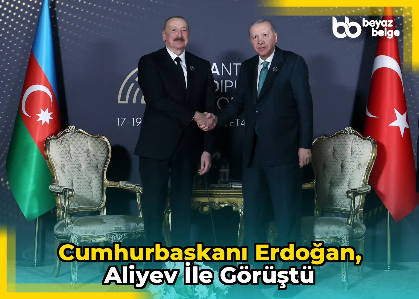 Cumhurbaşkanı Erdoğan, Aliyev ile görüştü