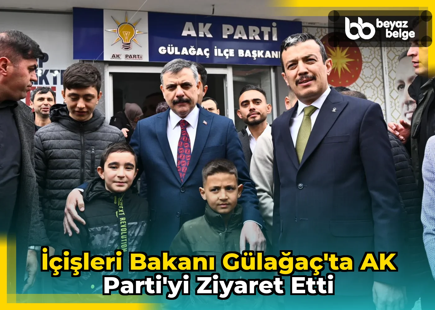 İçişleri Bakanı Gülağaç'ta AK Parti'yi Ziyaret Etti