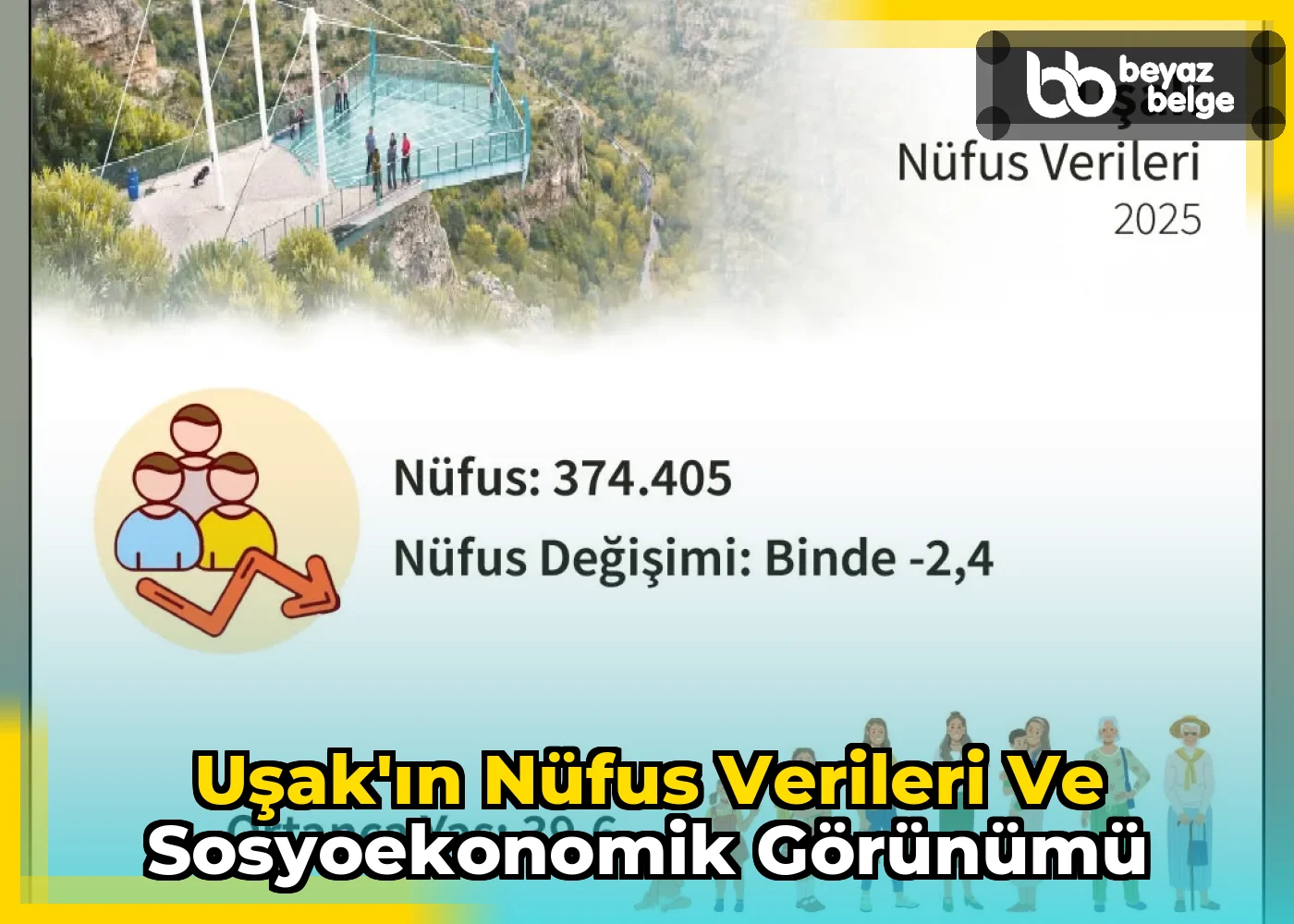 Uşak'ın Nüfus Verileri ve Sosyoekonomik Görünümü