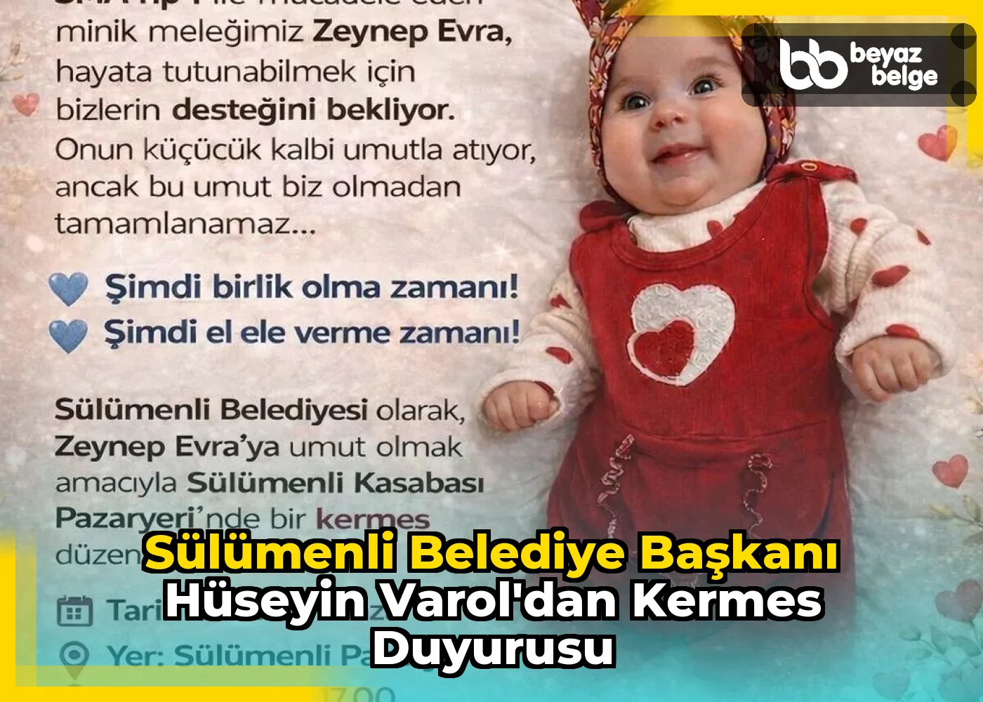 Sülümenli Belediye Başkanı Hüseyin Varol'dan Kermes Duyurusu