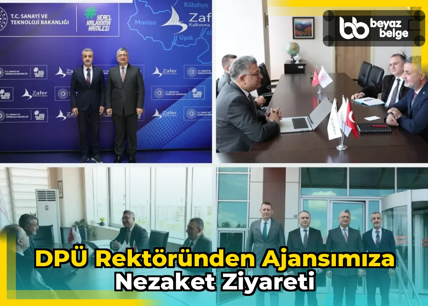 DPÜ Rektöründen Ajansımıza Nezaket Ziyareti