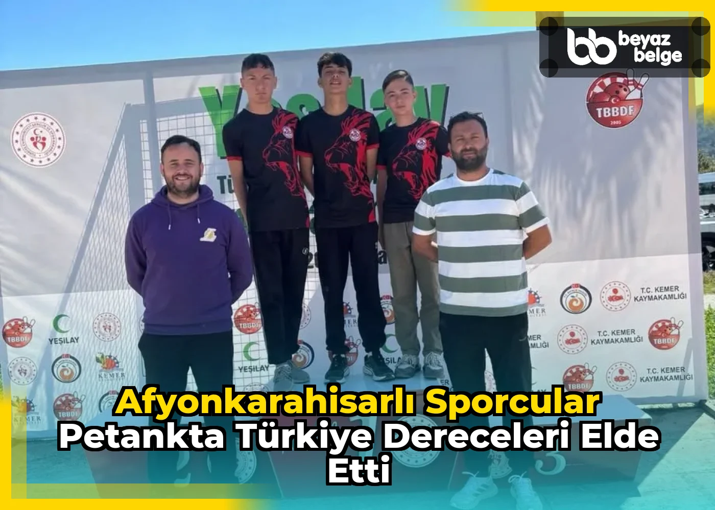 Afyonkarahisarlı Sporcular Petankta Türkiye Dereceleri Elde Etti