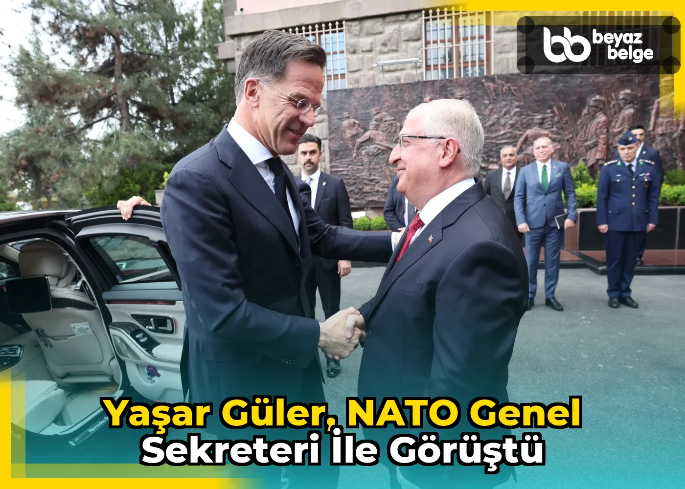 Yaşar Güler, NATO Genel Sekreteri ile görüştü