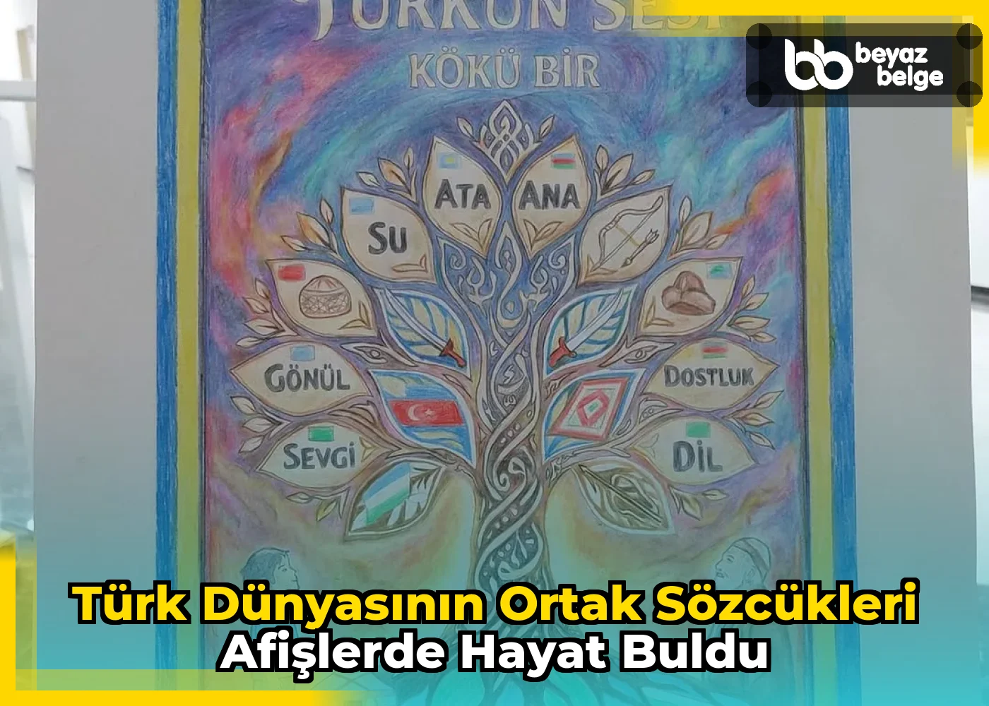 Türk Dünyasının Ortak Sözcükleri Afişlerde Hayat Buldu