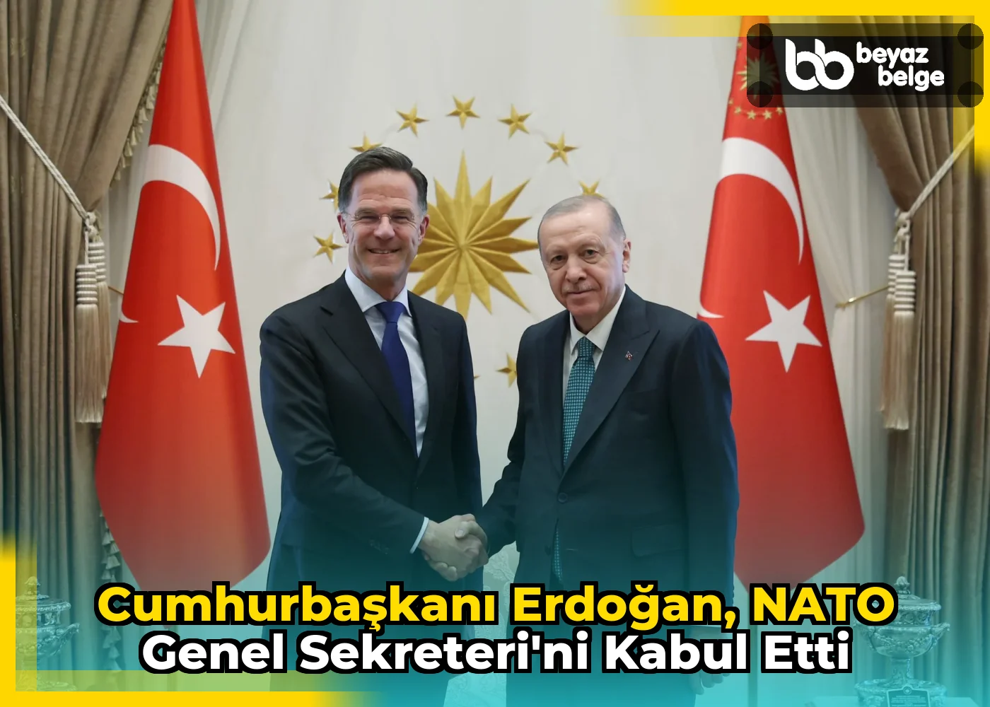 Cumhurbaşkanı Erdoğan, NATO Genel Sekreteri'ni kabul etti