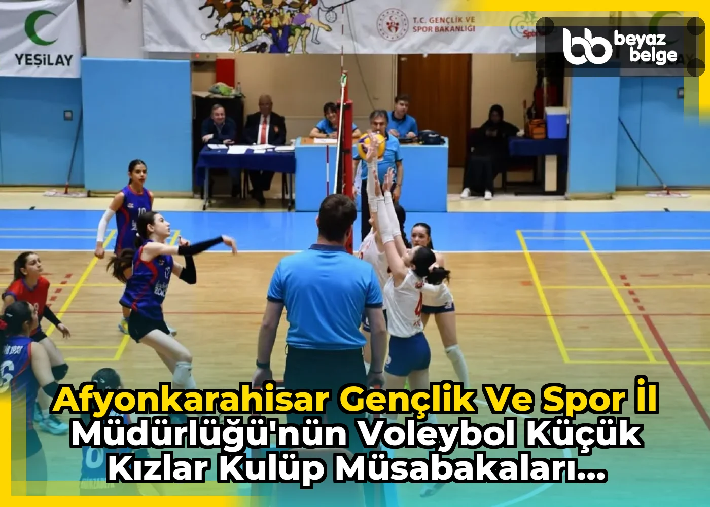 Afyonkarahisar Gençlik ve Spor İl Müdürlüğü'nün Voleybol Küçük Kızlar Kulüp Müsabakaları Paylaşımı