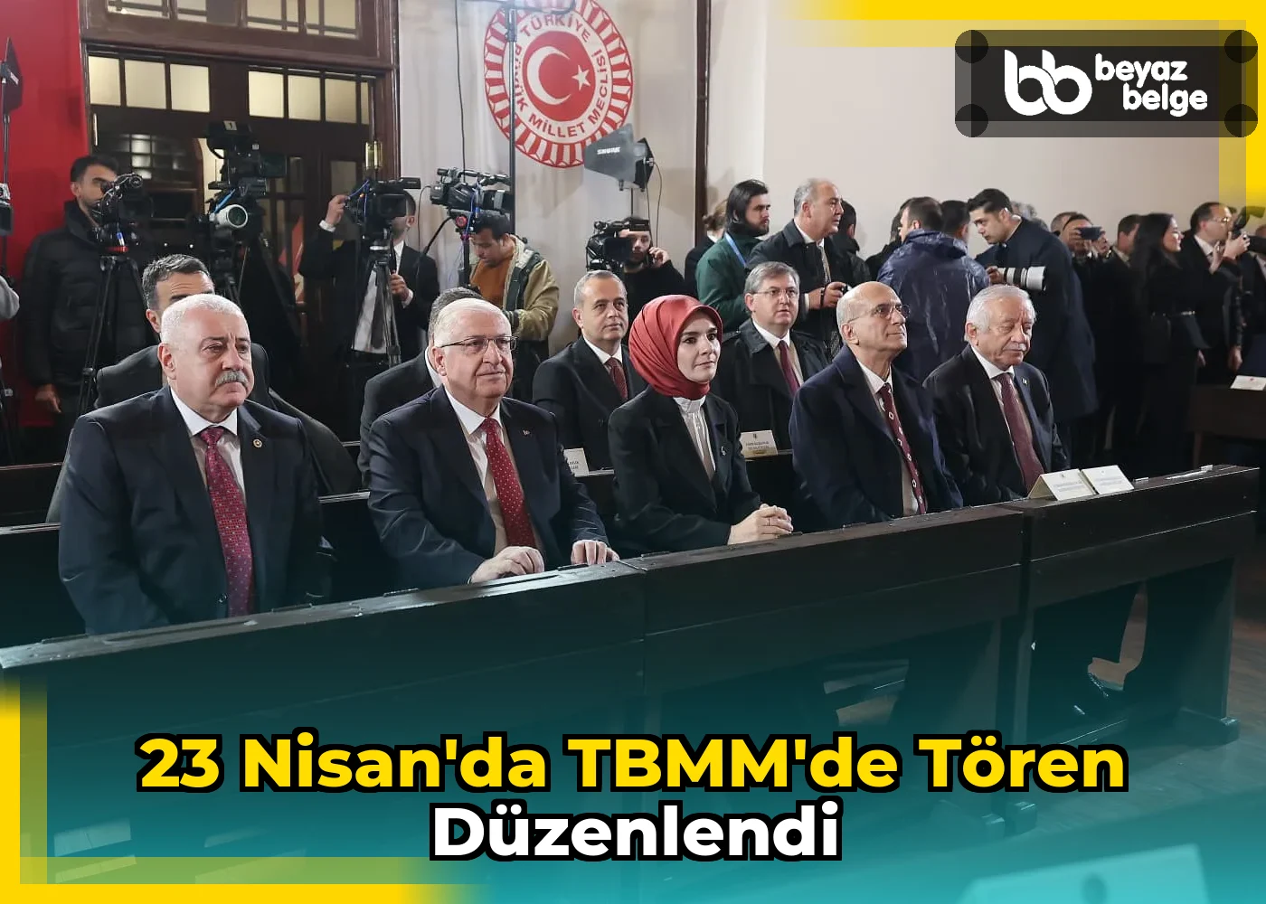 23 Nisan'da TBMM'de tören düzenlendi