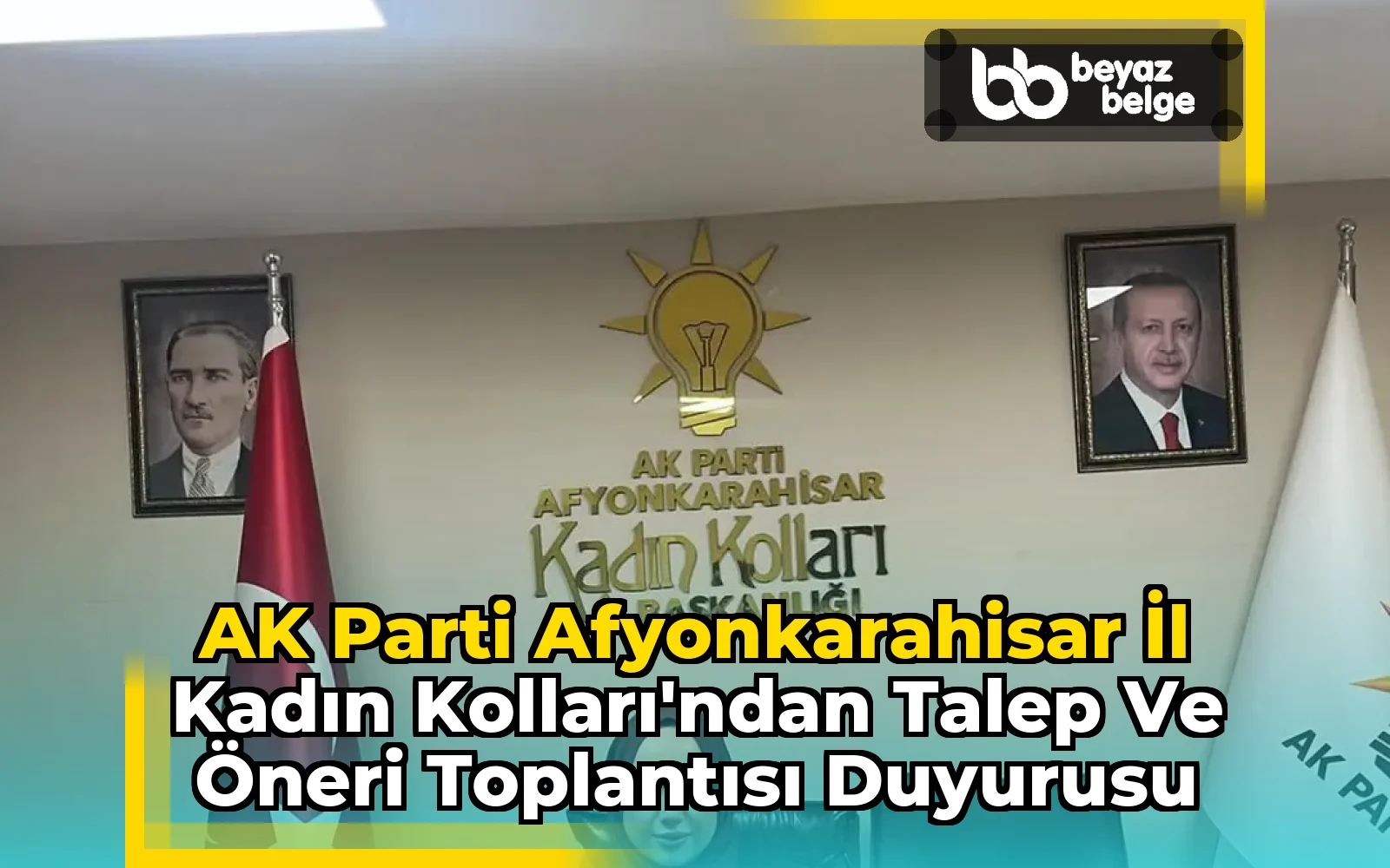 AK Parti Afyonkarahisar İl Kadın Kolları'ndan Talep ve Öneri Toplantısı Duyurusu