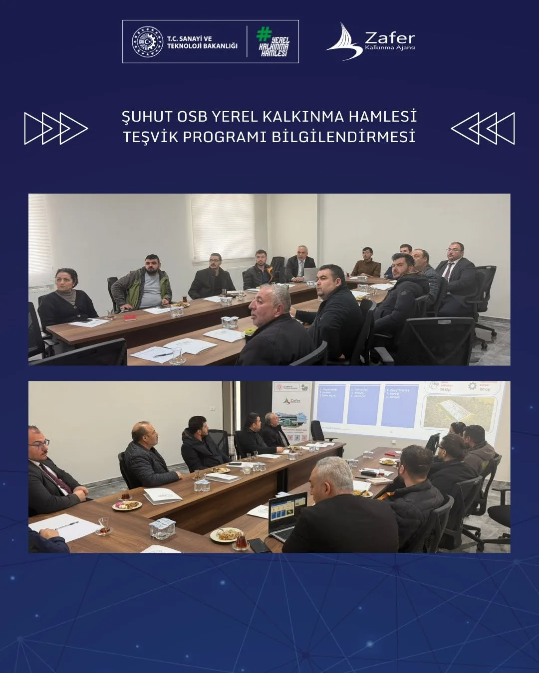 Şuhut OSB’de Yerel Kalkınma Hamlesi Bilgilendirme Toplantısı