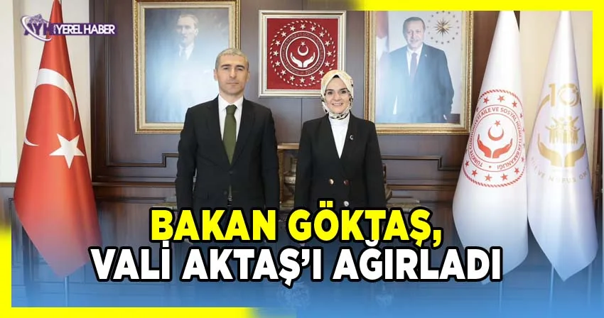 Aile ve Sosyal Hizmetler Bakanı Mahinur Özdemir Göktaş, Afyonkarahisar Valisi Dr. Naci Aktaş’ı Makamında Ağırladı