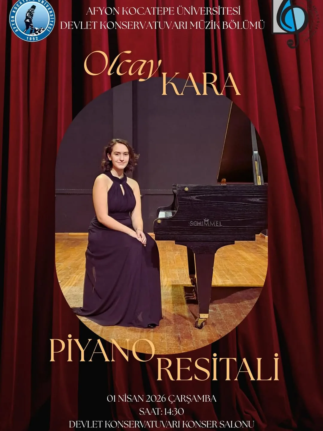 Afyon Kocatepe Üniversitesi'nden Müzikseverlere Müjde: Piyano Resitali!
