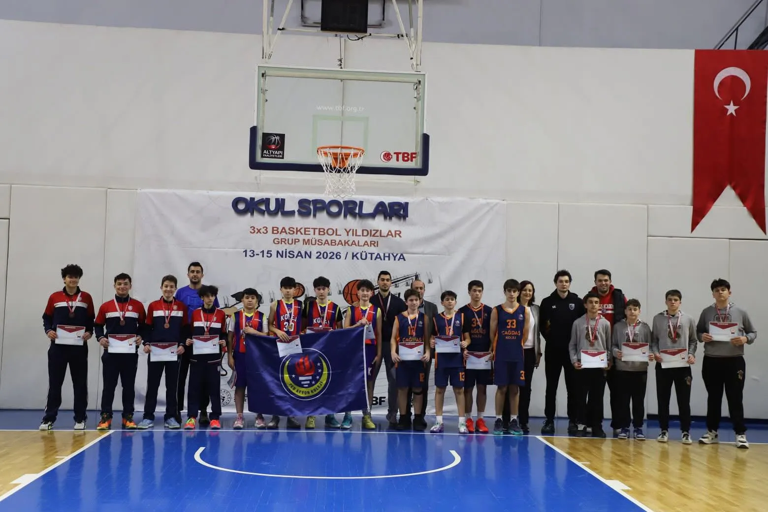 TED Afyon Koleji 3×3 Basketbol Takımı Üst Üste İkinci Kez Türkiye Şampiyonası’nda