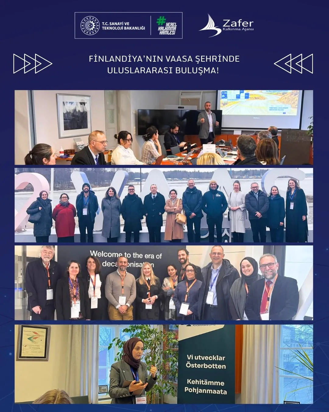 Finlandiya'nın Vaasa Şehrinde Uluslararası Buluşma!