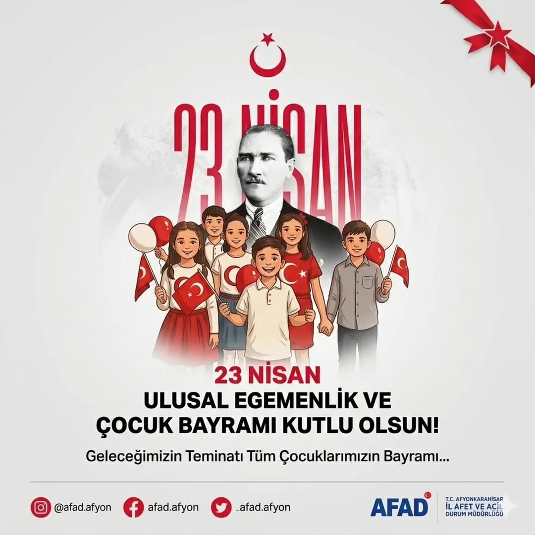 Minik Afad Gönüllüleri 23 Nisan'da Coştu