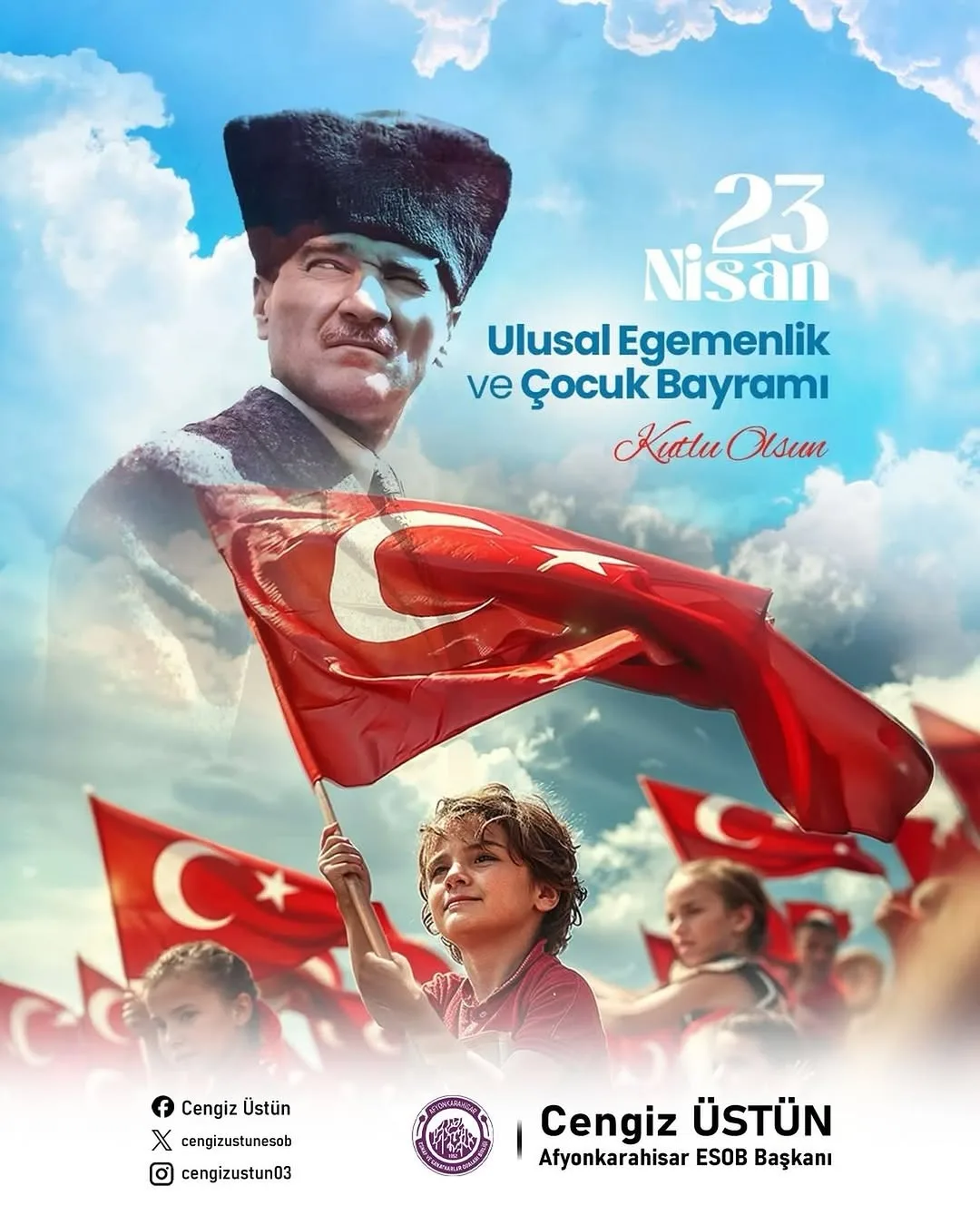 Afyonkarahisar ESOB Başkanı'ndan 23 Nisan Mesajı