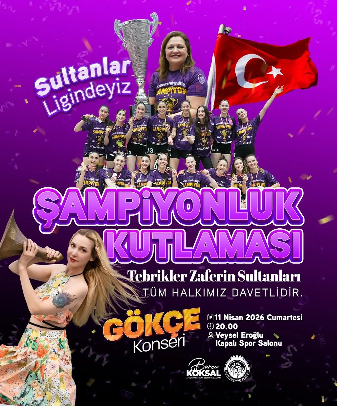 Zaferin Sultanları İçin Coşkulu Kutlama Gecesi