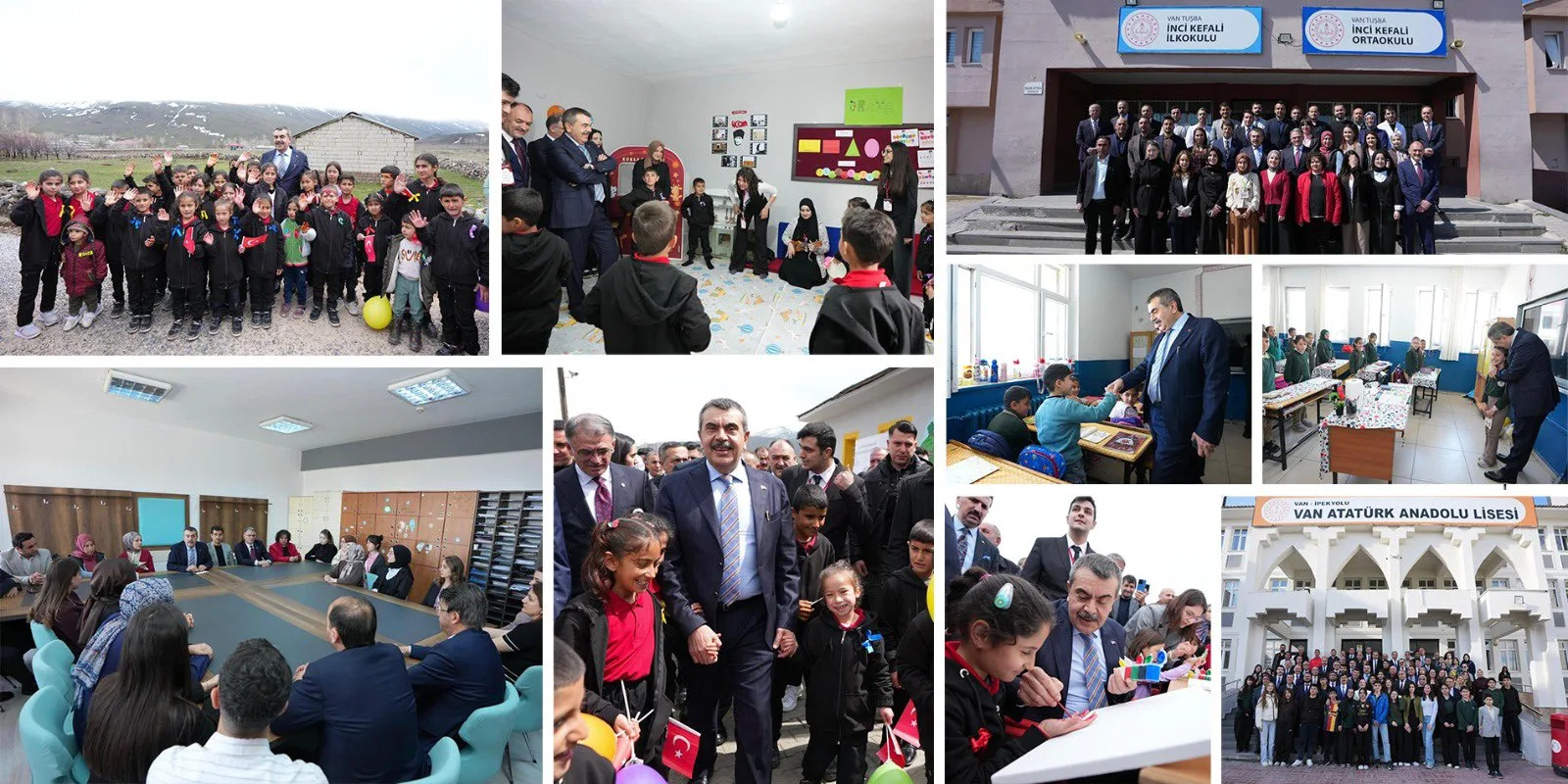 Milli Eğitim Bakanı Tekin Van'da Okulları Ziyaret Etti