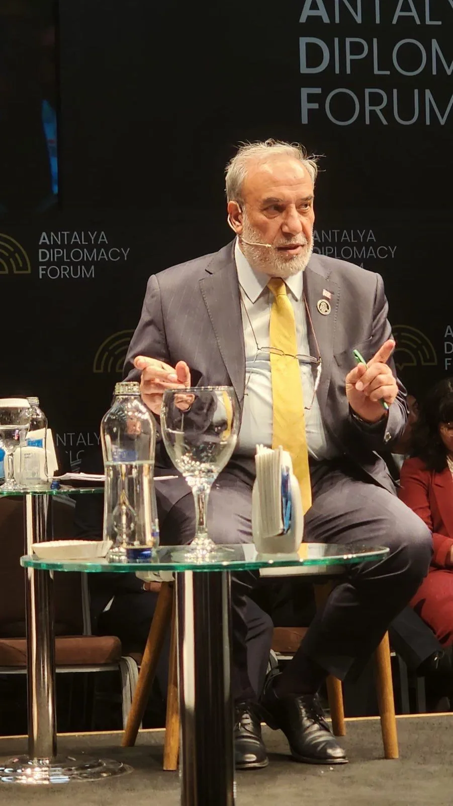 Musa Kulaklıkaya, Suriye Panelinde Konuşma Yaptı