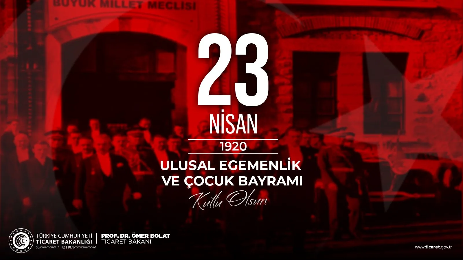 106. TBMM açılış yıldönümü ve çocuk bayramı