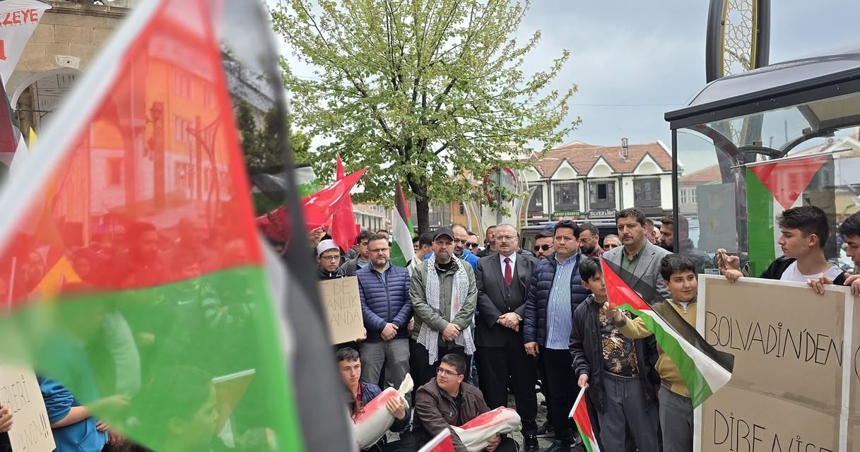 Bolvadin'de Gazze'ye Destek: 