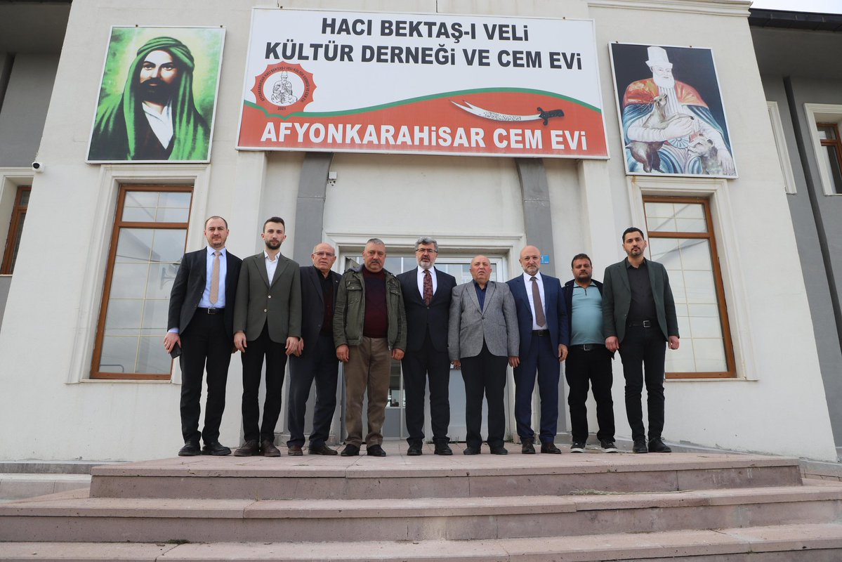AK Parti Afyonkarahisar Heyeti Hacı Bektaş-ı Veli Kültür Derneğini Ziyaret Etti